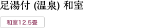 足湯付 (温泉) 和室 (和室12.5畳)
